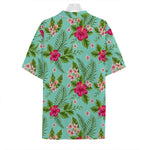 Hibiscus Plumeria Flowers Pattern Print Hawaiian Shirt