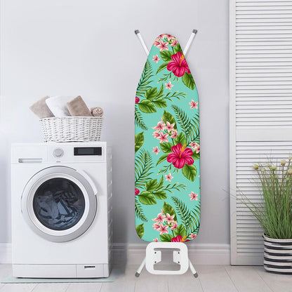 Hibiscus Plumeria Flowers Pattern Print Ironing Board Cover