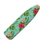Hibiscus Plumeria Flowers Pattern Print Ironing Board Cover