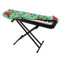 Hibiscus Plumeria Flowers Pattern Print Piano Keyboard Cover