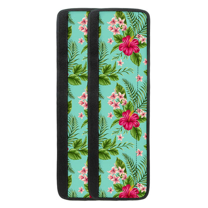 Hibiscus Plumeria Flowers Pattern Print Refrigerator Handle Covers