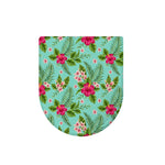Hibiscus Plumeria Flowers Pattern Print Toilet Lid Cover