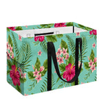 Hibiscus Plumeria Flowers Pattern Print Utility Tote Bag