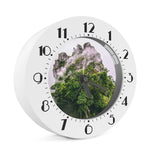 High Mountain Print Alarm Clock