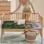 High Mountain Print Baby Crib Sheet