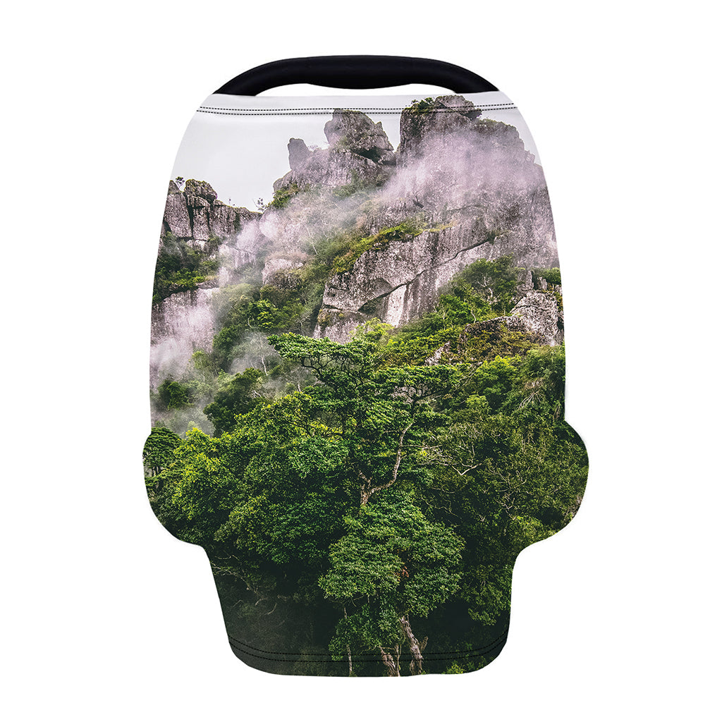 High Mountain Print Baby Seat Cover