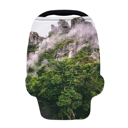High Mountain Print Baby Seat Cover