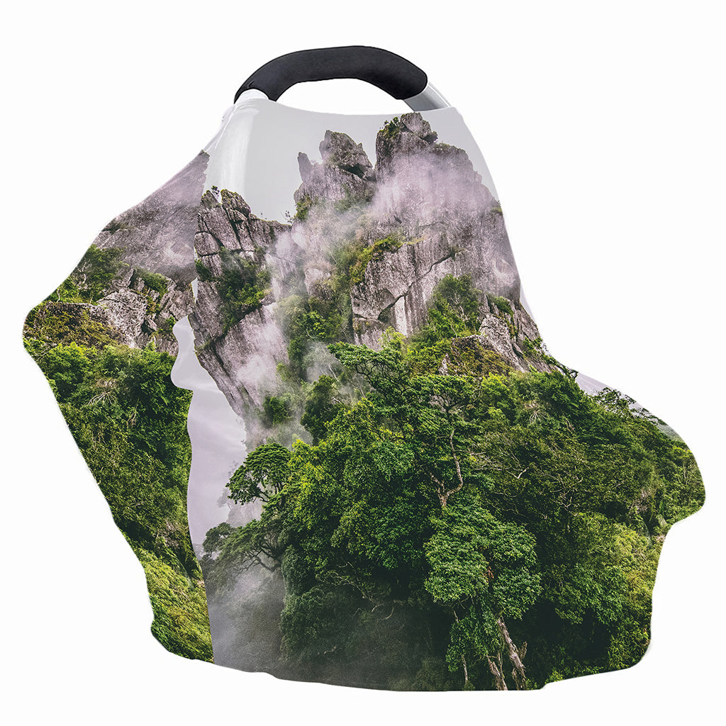 High Mountain Print Baby Seat Cover