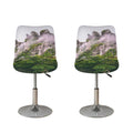 High Mountain Print Bar Stool Covers