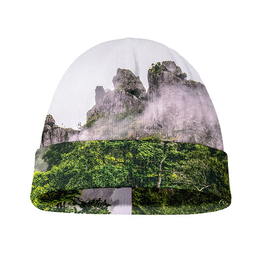 High Mountain Print Beanie