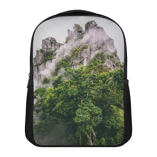 High Mountain Print Casual Backpack