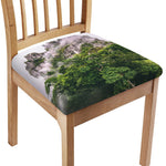 High Mountain Print Chair Cushion Cover