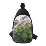 High Mountain Print Chest Bag