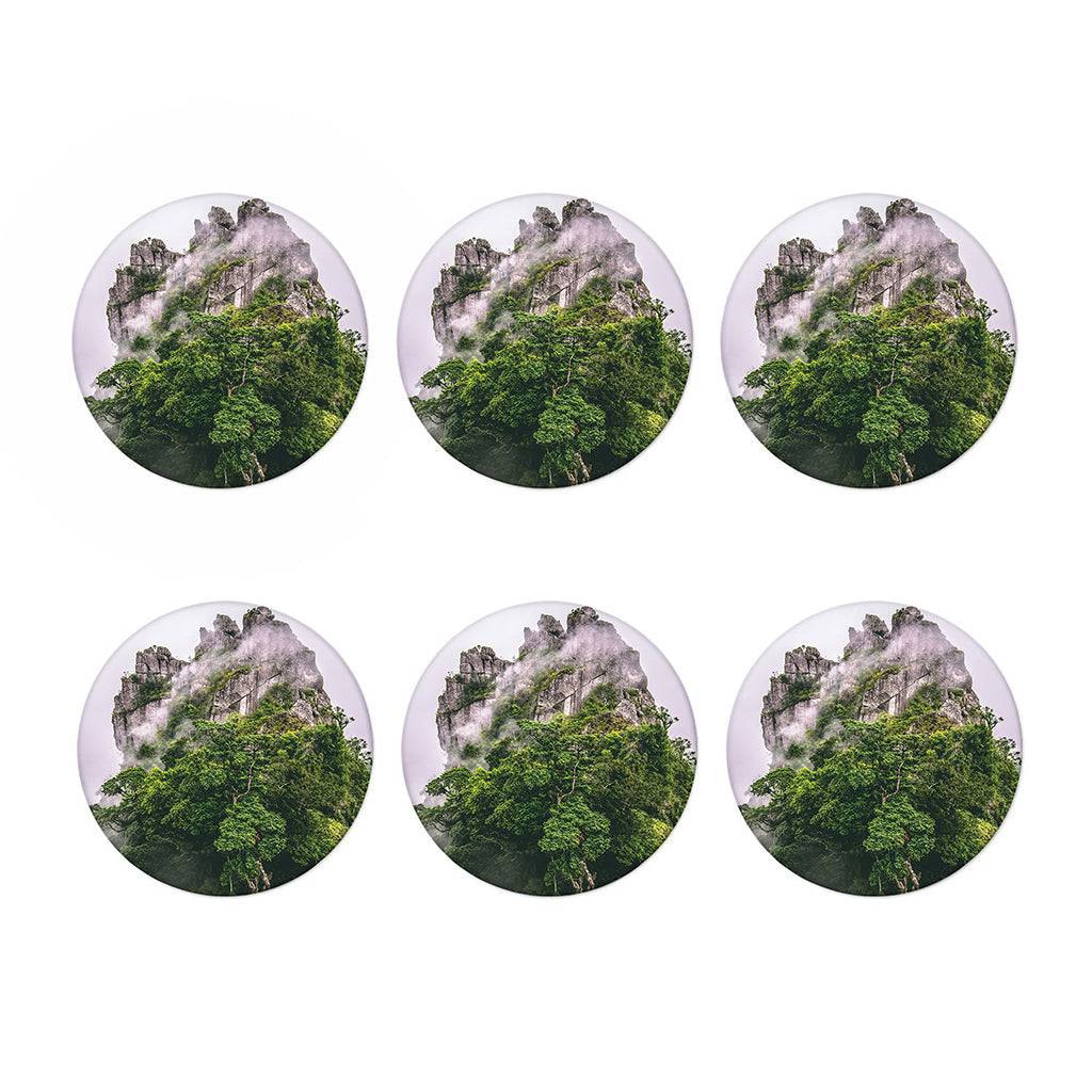 High Mountain Print Coaster Set