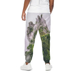 High Mountain Print Cotton Pants