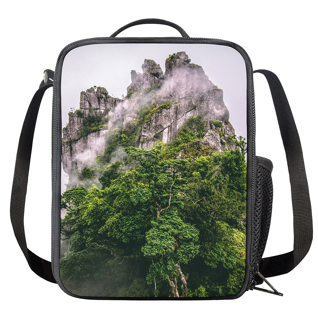 High Mountain Print Crossbody Lunch Bag