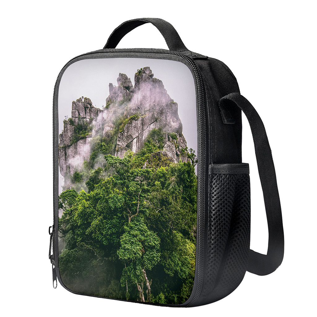 High Mountain Print Crossbody Lunch Bag