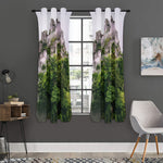 High Mountain Print Curtain