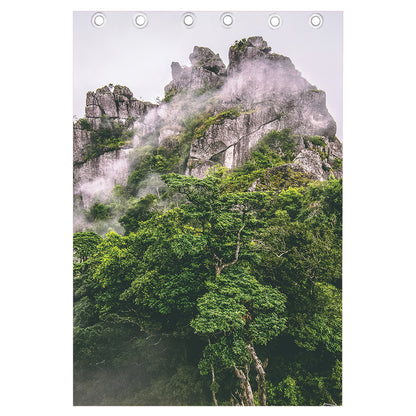 High Mountain Print Curtain