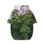 High Mountain Print Dog Zip Up Hoodie