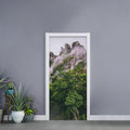 High Mountain Print Door Sticker
