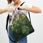 High Mountain Print Drawstring Backpack
