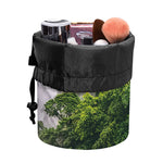 High Mountain Print Drawstring Makeup Bag