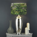 High Mountain Print Drum Lamp Shade