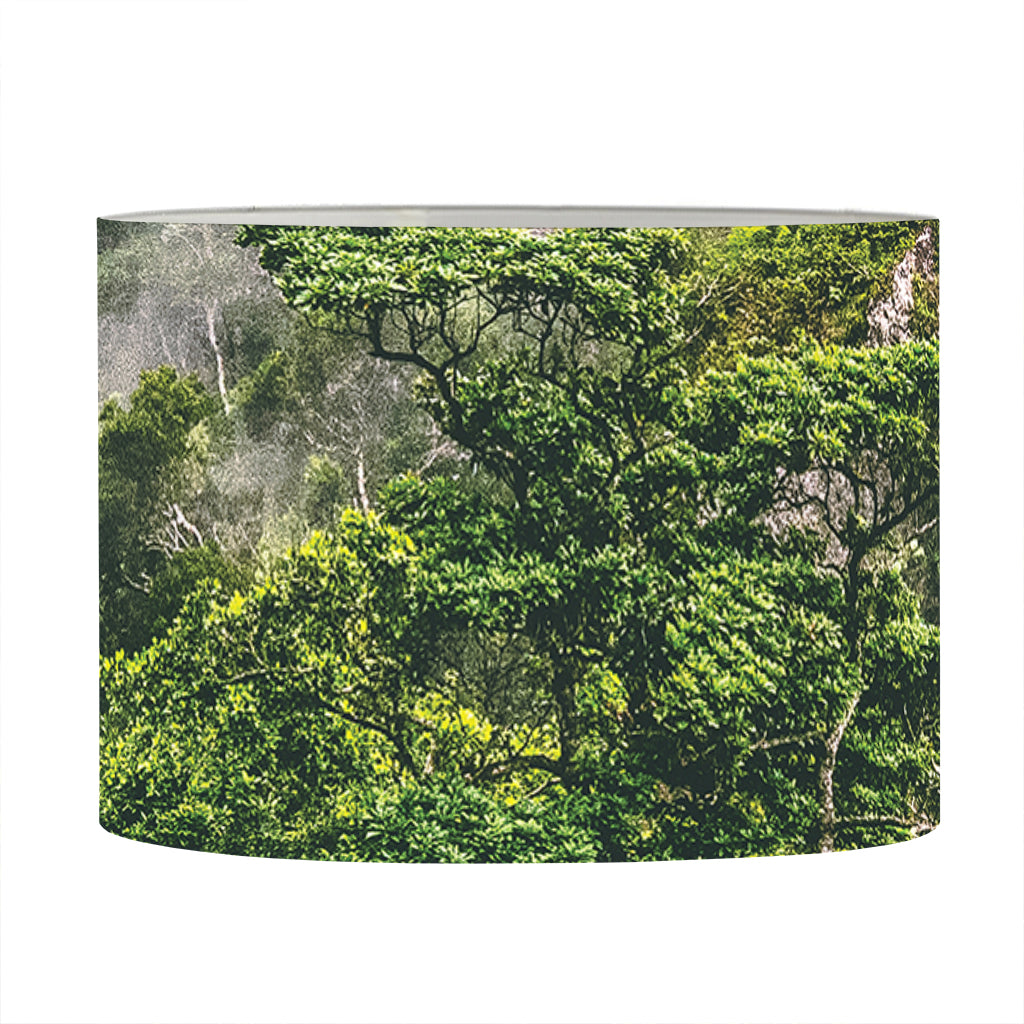 High Mountain Print Drum Lamp Shade