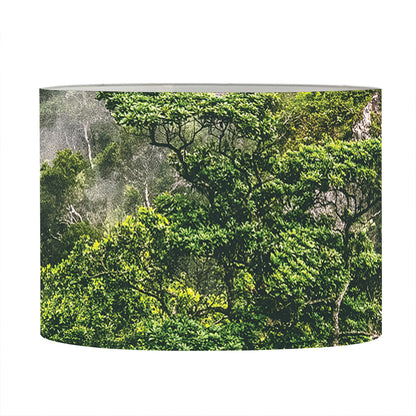 High Mountain Print Drum Lamp Shade