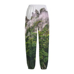 High Mountain Print Fleece Lined Knit Pants