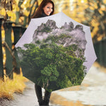 High Mountain Print Foldable Umbrella