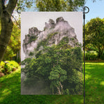 High Mountain Print Garden Flag