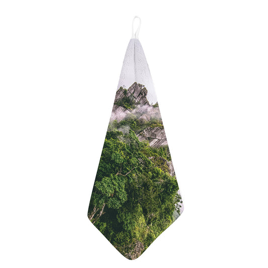 High Mountain Print Hand Towel