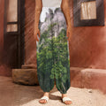 High Mountain Print Harem Pants