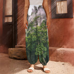 High Mountain Print Harem Pants