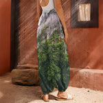 High Mountain Print Harem Pants