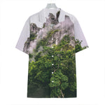 High Mountain Print Hawaiian Shirt