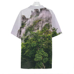 High Mountain Print Hawaiian Shirt