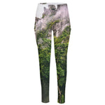 High Mountain Print High-Waisted Pocket Leggings