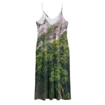 High Mountain Print Jersey Midi Cami Dress