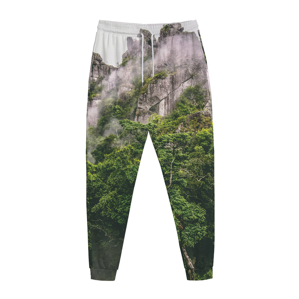 High Mountain Print Jogger Pants