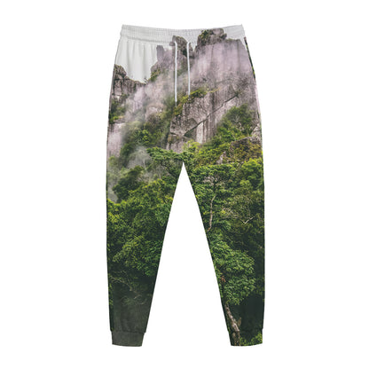 High Mountain Print Jogger Pants