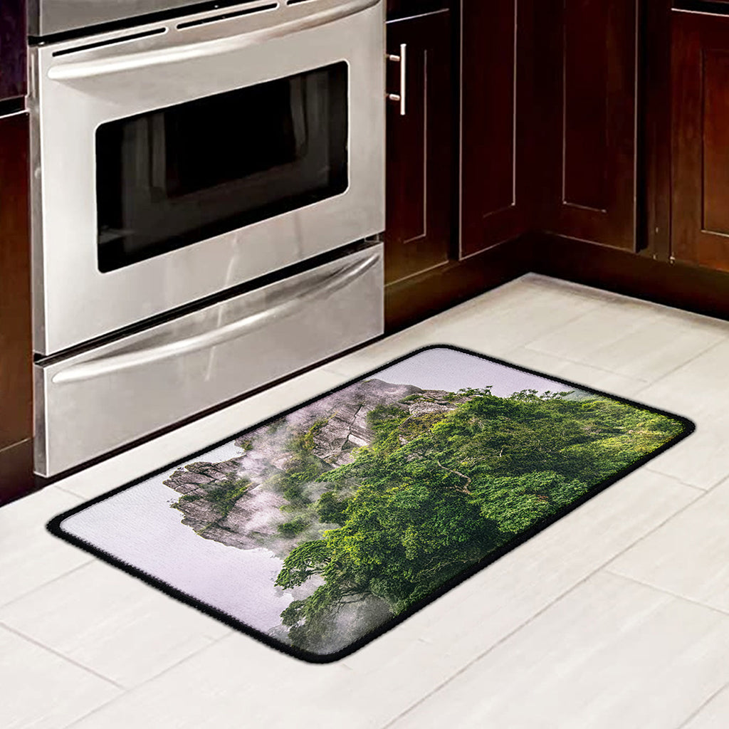 High Mountain Print Kitchen Mat