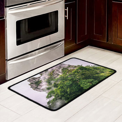 High Mountain Print Kitchen Mat