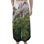 High Mountain Print Lantern Pants