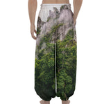 High Mountain Print Lantern Pants