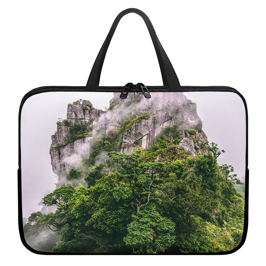 High Mountain Print Laptop Sleeve With Handle