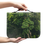 High Mountain Print Leather Bible Cover