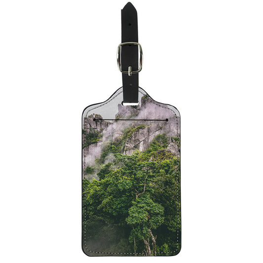 High Mountain Print Luggage Tag